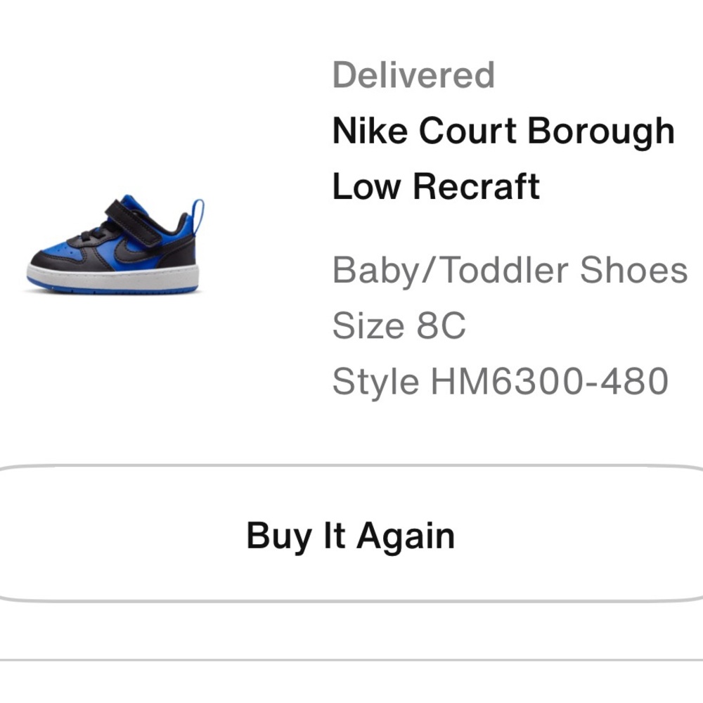 Nike Kids Sneakers - Black and Blue